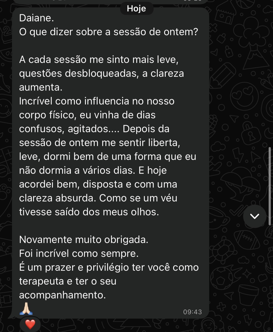 Recuperação de Saúde Física, disposição e Clareza